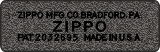 1942 - Black Crackle mit der Standardbodenprgung
