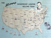 Für den Vertrieb von Zippo-Feuerzeugen waren ab 1950 so genante District Managers zuständig.