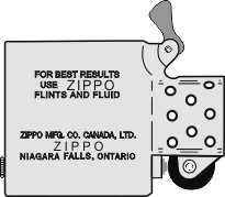 Zippo Canada - Insert 1967-76
