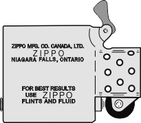 Zippo Canada - Insert 1967-76