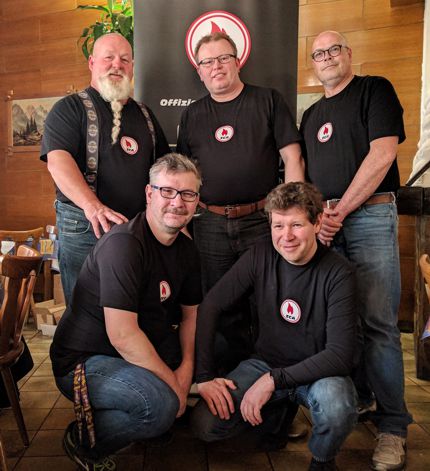 Der Vorstand des Zippo Club Austria im April 2017