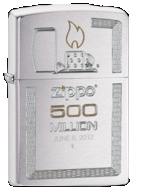Am 5. Juni 2012 wurde das 500 millionste Zippo-Feuerzeug hergestellt.