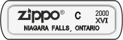 Zippo Canada - Bottom Stamp Slim 2000 C