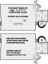 Zippo Canada - Insert Slim 1990 Type 2
