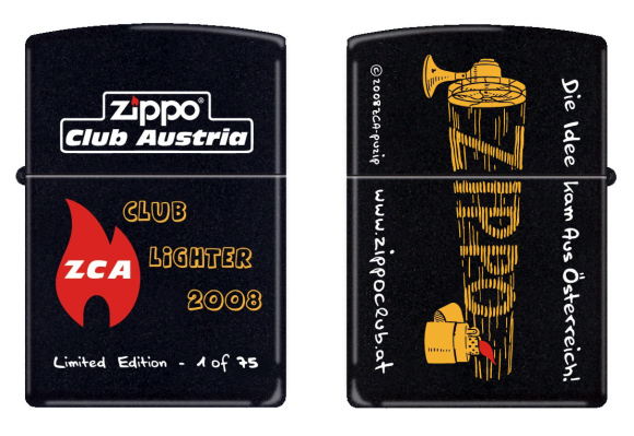 Zippo Club Austria  -  Club Lighter 2008